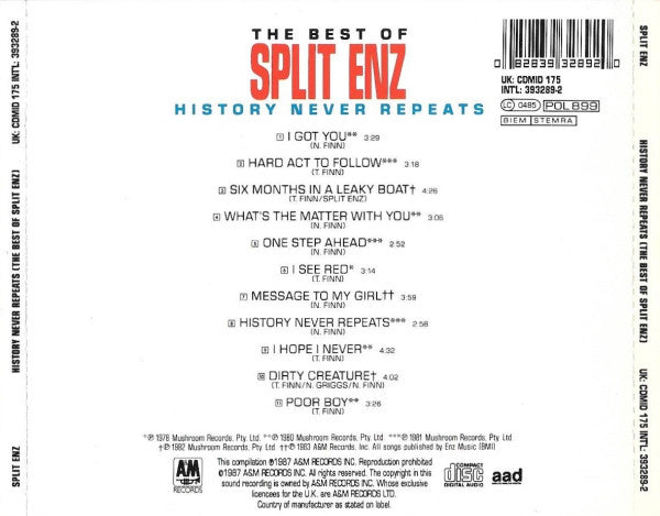 history-never-repeats-(the-best-of-split-enz)