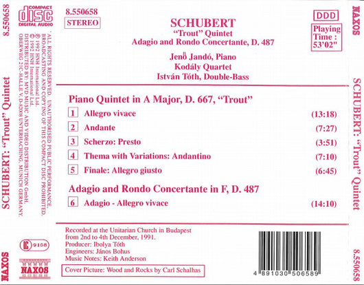 piano-quintet-"trout"-•-adagio-and-rondo-concertante,-d.-487