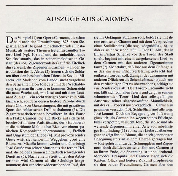 carmen.-highlights