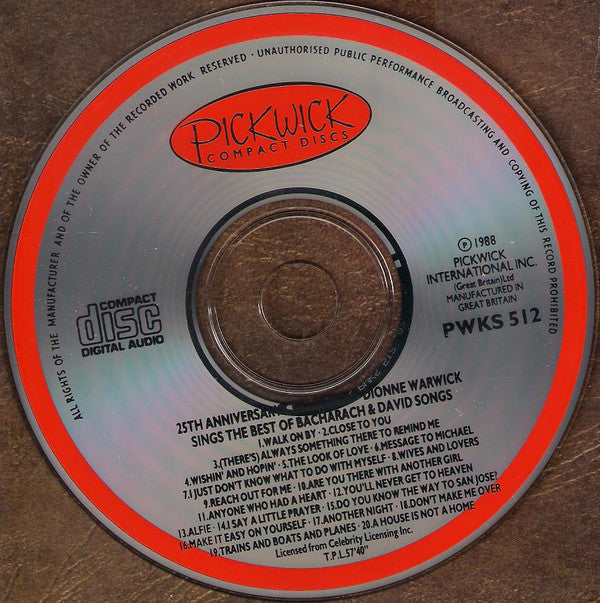 25th-anniversary-collection:-dionne-warwick-sings-the-great-bacharach-&-david-songs