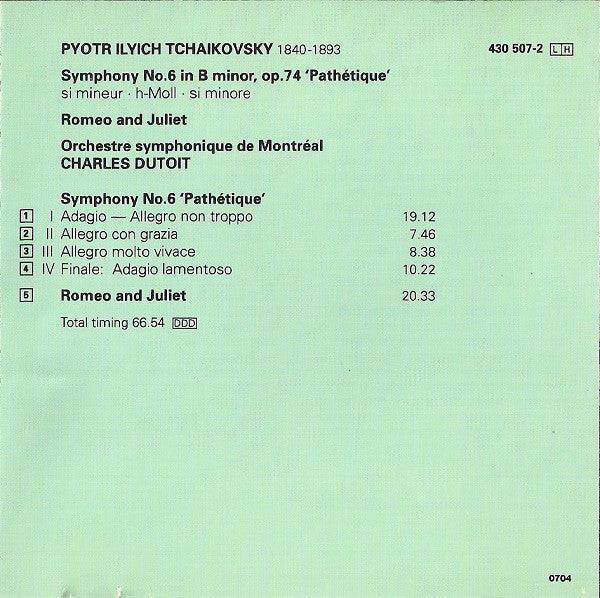 symphony-no.6-pathétique;-romeo-&-juliet