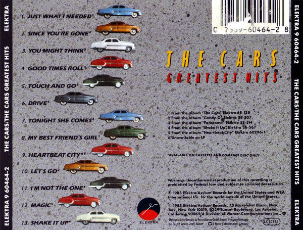 the-cars-greatest-hits