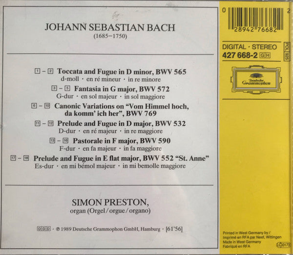 toccata-&-fugue-bwv-565---preludes-&-fugues-bwv-532-&-552---fantasia-bwv-572---pastorale-bwv-590