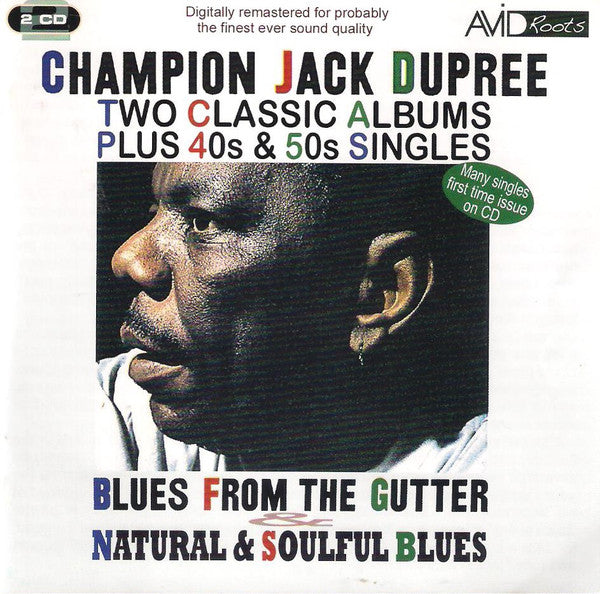 two-classic-albums-plus-40s-&-50s-singles:-blues-from-the-gutter-and-natural-&-soulful-blues
