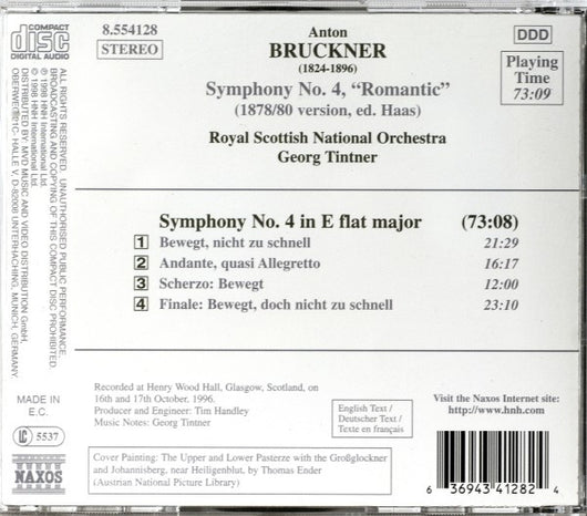 symphony-no.-4,-"romantic"--(1878/80-version,-ed.-haas)