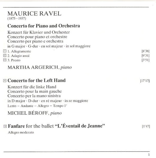piano-concertos-•-menuet-antique-•-le-tombeau-de-couperin-•-fanfare