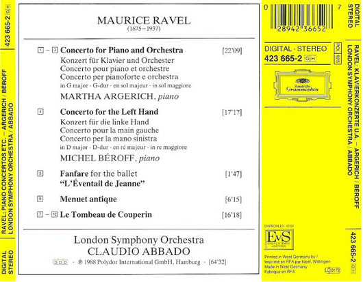 piano-concertos-•-menuet-antique-•-le-tombeau-de-couperin-•-fanfare