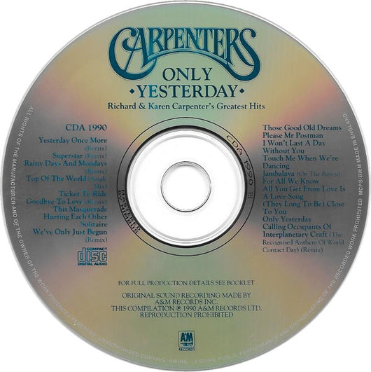 only-yesterday---richard-&-karen-carpenters-greatest-hits