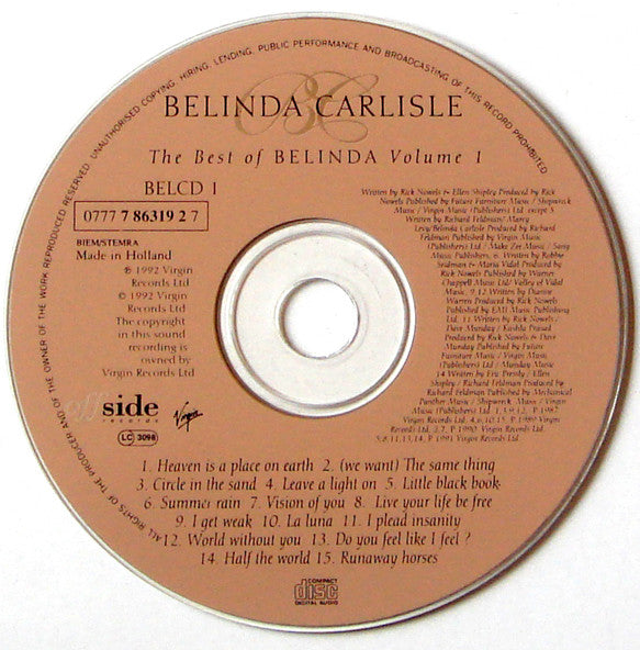 the-best-of-belinda-volume-1