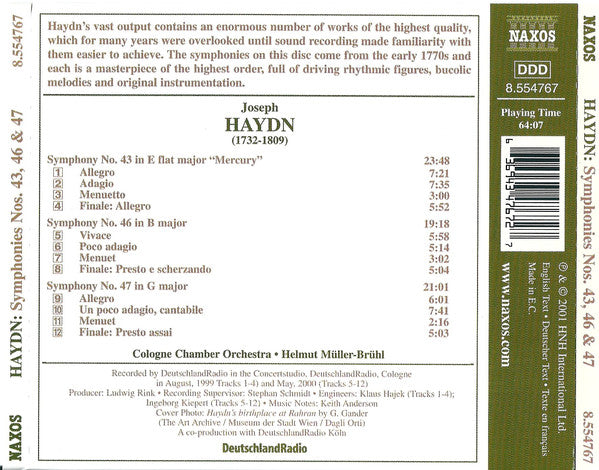 symphonies-vol.-24---symphonies-nos.-43-"mercury",-46-&-47-