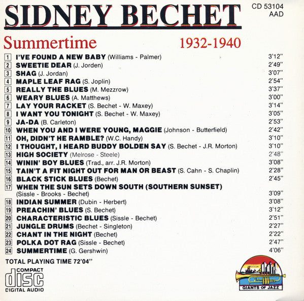 summertime--1932-1940