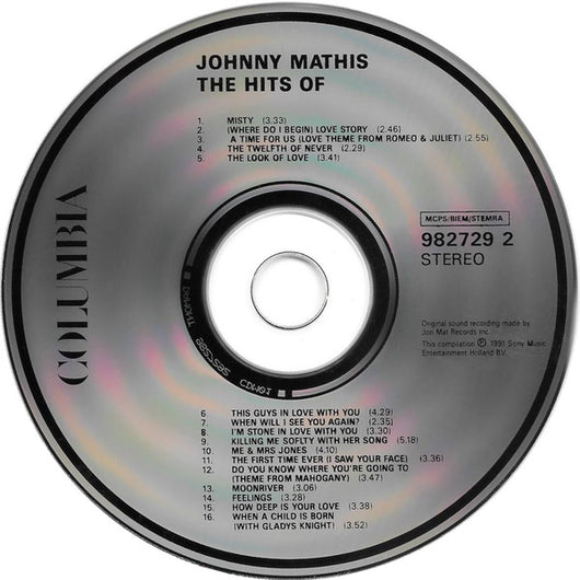 the-hits-of-johnny-mathis