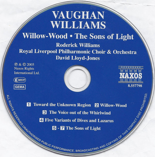 willow-wood-/-the-sons-of-light-/-toward-the-unknown-region-/-five-variants-of-dives-and-lazarus