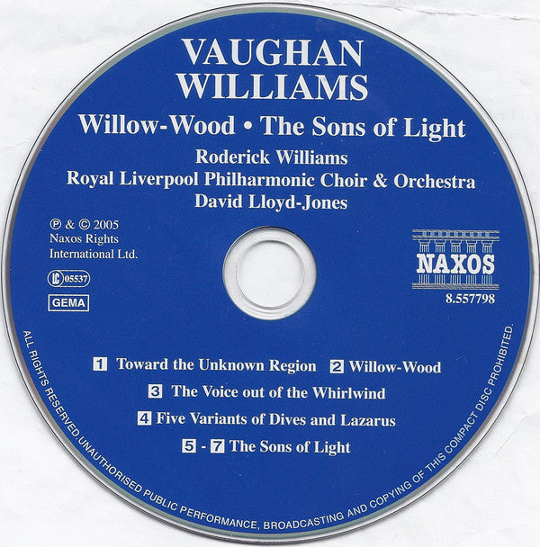 willow-wood-/-the-sons-of-light-/-toward-the-unknown-region-/-five-variants-of-dives-and-lazarus