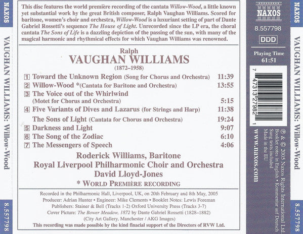 willow-wood-/-the-sons-of-light-/-toward-the-unknown-region-/-five-variants-of-dives-and-lazarus