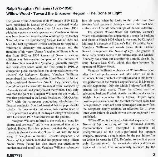 willow-wood-/-the-sons-of-light-/-toward-the-unknown-region-/-five-variants-of-dives-and-lazarus