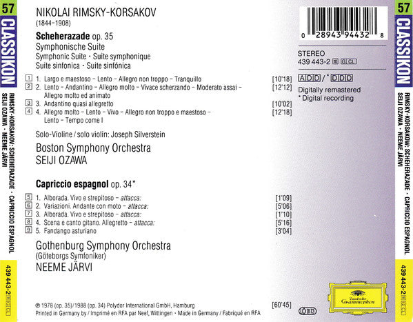 classikon-57:-rimsky-korsakow:-scheherazade---capriccio-espagnol
