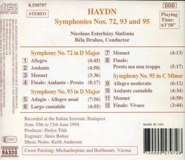 symphonies-vol.-15-(nos.-72,-93-and-95)