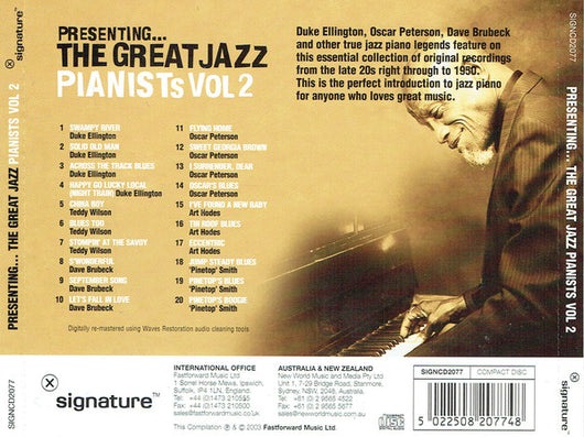 presenting...-the-great-jazz-pianists-vol-2