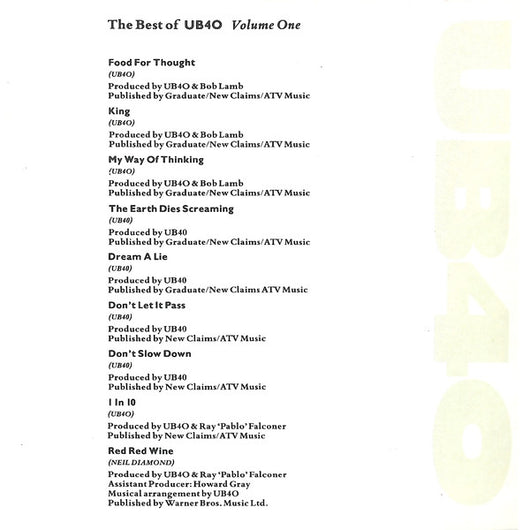 the-best-of-ub40---volume-1