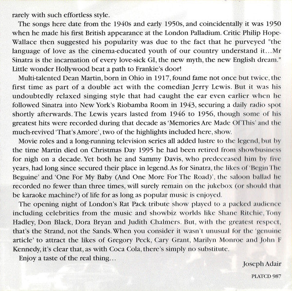 the-rat-pack-(20-songs-from-the-worlds-greatest-entertainers)