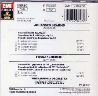 brahms:-symphonie-2,-schubert-symphony-7-(8)