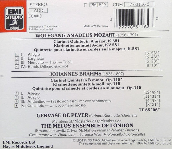 clarinet-quintets