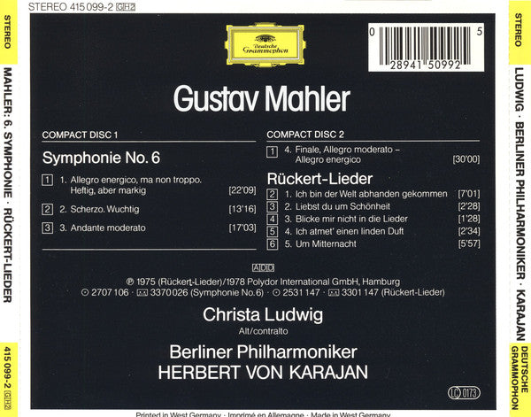 6.-symphonie-·-rückert-lieder