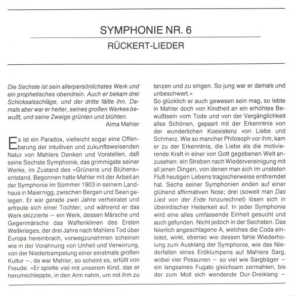 6.-symphonie-·-rückert-lieder
