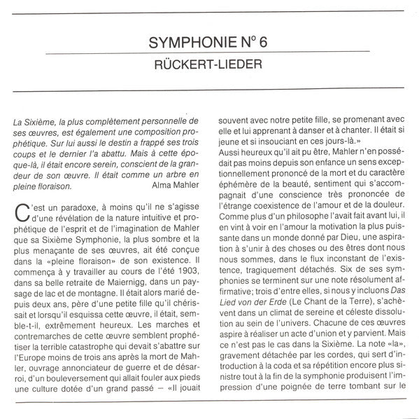 6.-symphonie-·-rückert-lieder