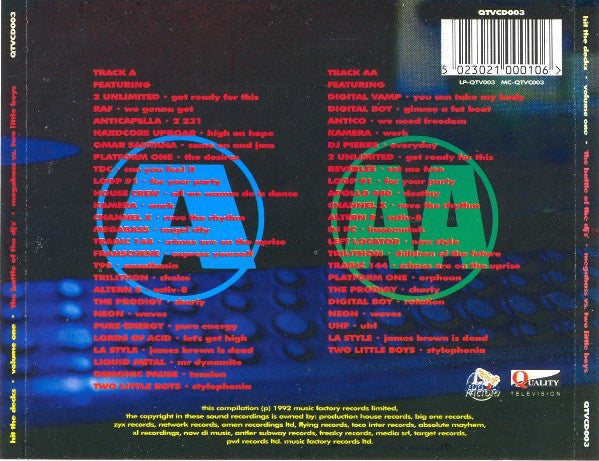 hit-the-decks-volume-one---techno-megamix---the-battle-of-the-djs