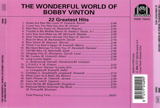 the-wonderful-world-of-bobby-vinton---22-greatest-hits