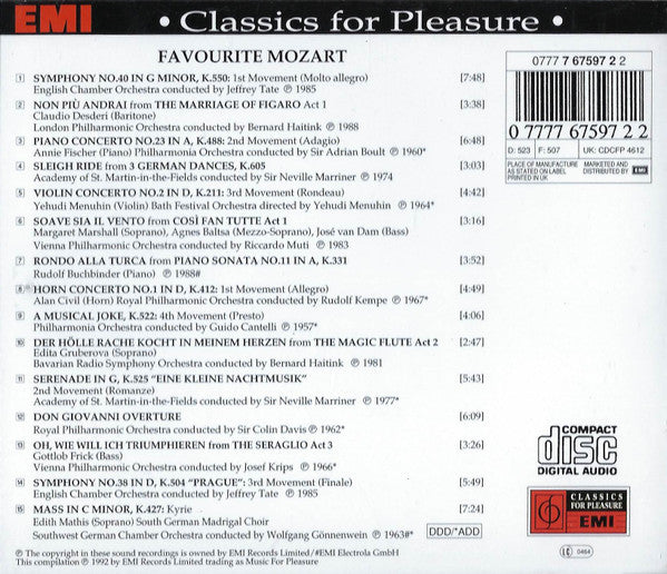 favourite-mozart