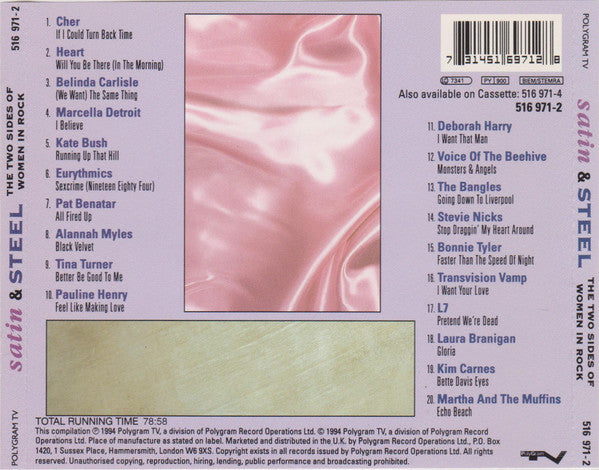 satin-&-steel---the-two-sides-of-women-in-rock---20-classic-tracks