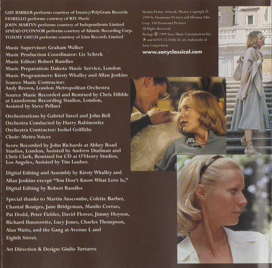 The Talented Mr. Ripley: Music from the Motion Picture