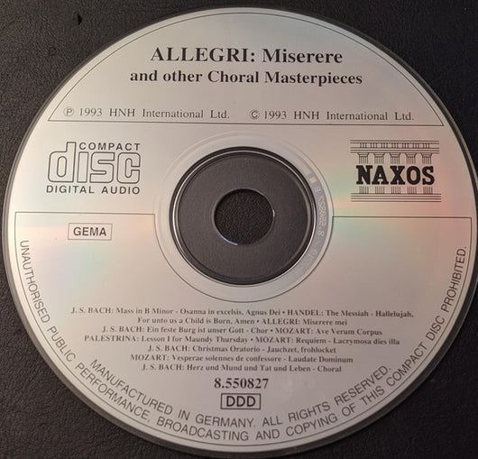allegri:-miserere-and-other-choral-masterpieces