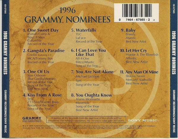 1996-grammy-nominees
