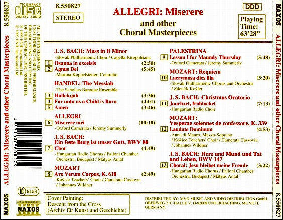 allegri:-miserere-and-other-choral-masterpieces