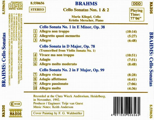 cello-sonatas-no.-1,-op.-38-·-no.-2,-op.-99-/-cello-sonata,-op.-78-(transcribed-from-violin-sonata-no.-1,-op.-78)
