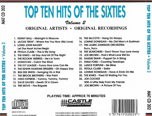 top-ten-hits-of-the-sixties-volume-2