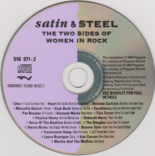satin-&-steel---the-two-sides-of-women-in-rock---20-classic-tracks