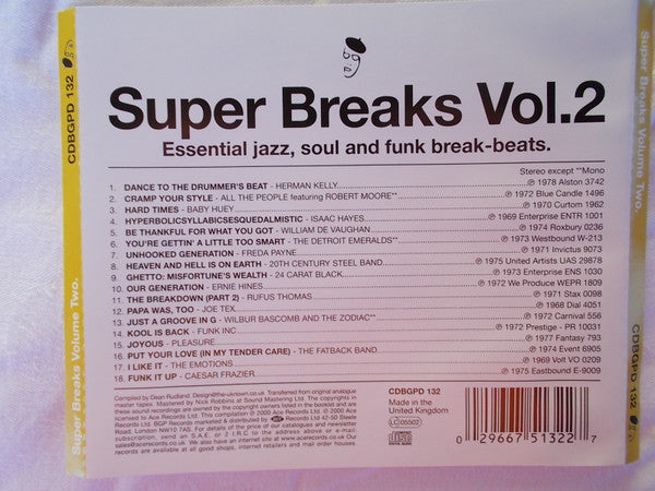 super-breaks.-essential-jazz,-soul-and-funk-break-beats.-volume-two
