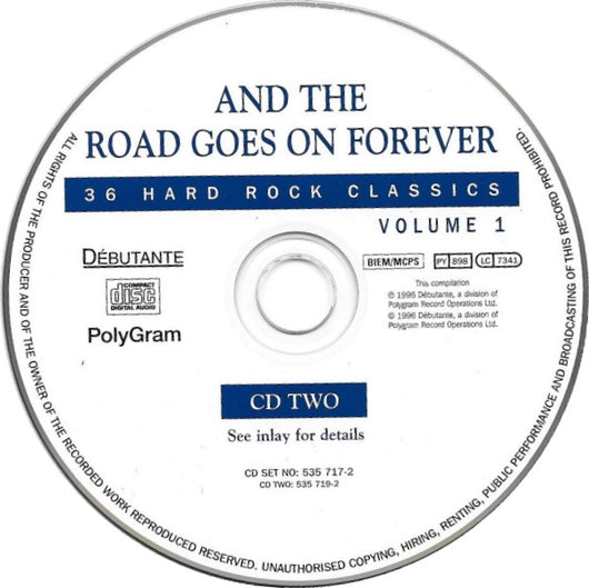 and-the-road-goes-on-forever-volume-1---36-hard-rock-classics