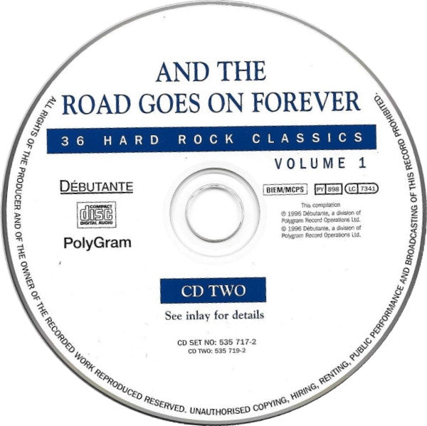 and-the-road-goes-on-forever-volume-1---36-hard-rock-classics