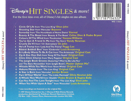 disneys-hit-singles-&-more!