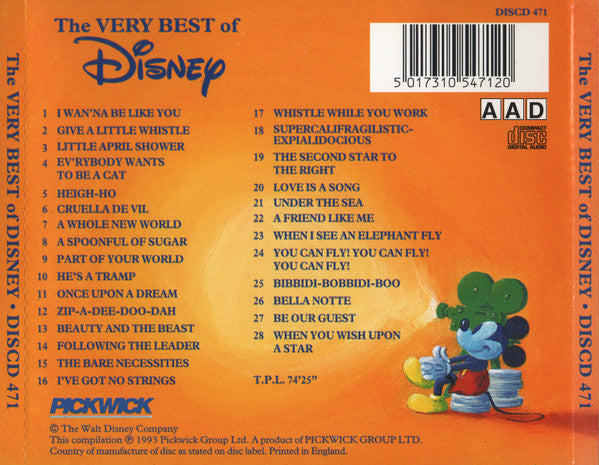 the-very-best-of-disney---28-original-soundtrack-recordings