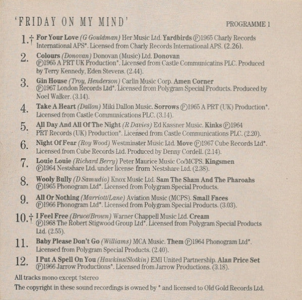 rediscover-the-60s---1964-1968---friday-on-my-mind