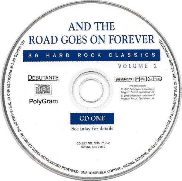 and-the-road-goes-on-forever-volume-1---36-hard-rock-classics