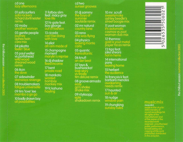 the-chillout-session-summer-collection-2003