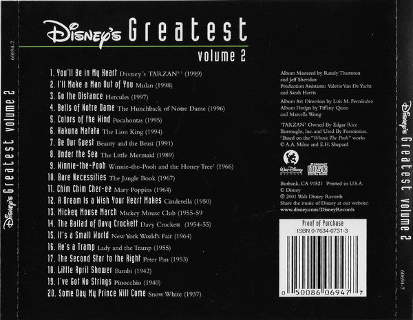 disneys-greatest-volume-2